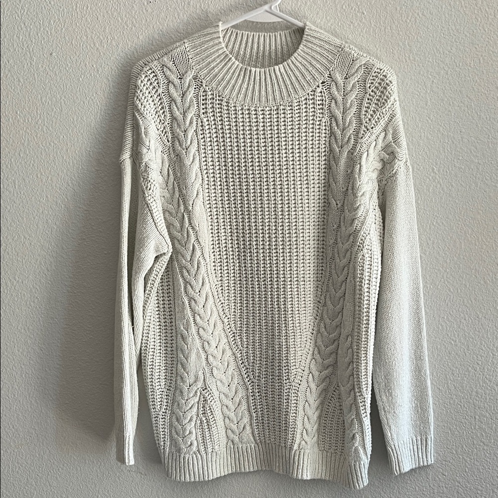 Simply Vera Vera Wang Cream Cable Knit Sweater